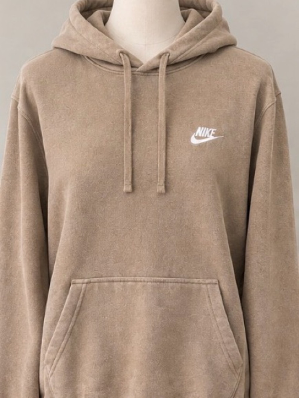 Nike Crewneck Hoodie in Taupe